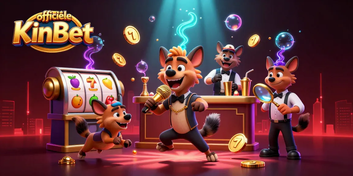 Experience the thrill at officiële KinBet's vibrant cartoon casino filled with slot games and lively characters.