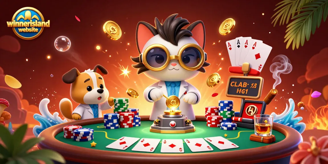 Experience thrilling gameplay at the winnerisland website with an exciting casino scene.